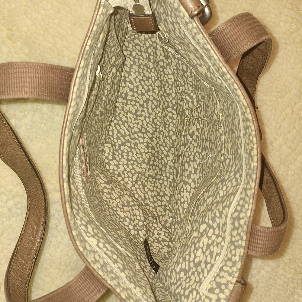 VINTAGE FOSSIL Key-Per Floral Handbag - Picture 6 of 15